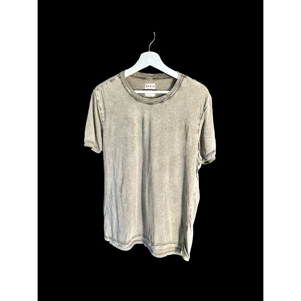 Sevres Men's Tshirt‎ Made In Italy Sz Medium Estimated No Sz Tag Beige - Picture 4 of 12